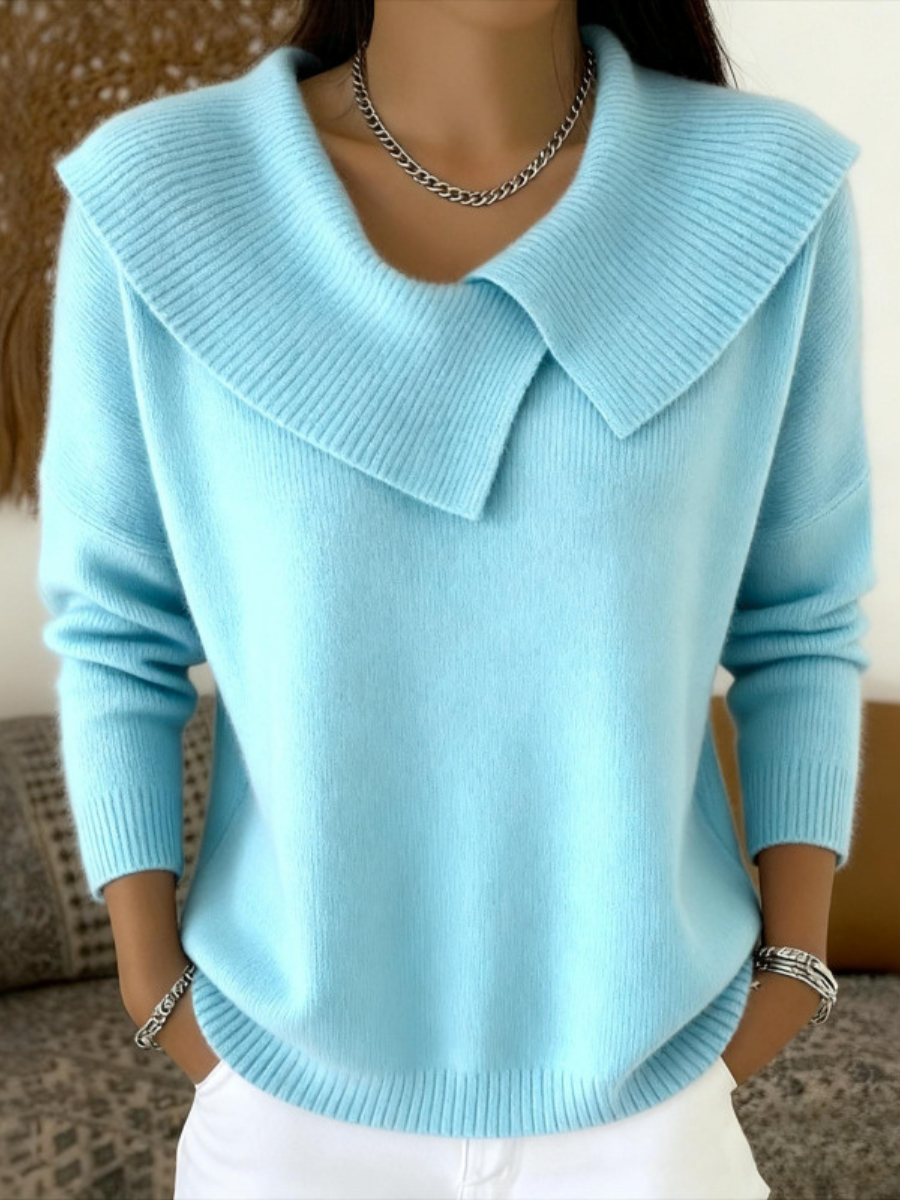 Lucia™ | Pull Chaud à Col Doux