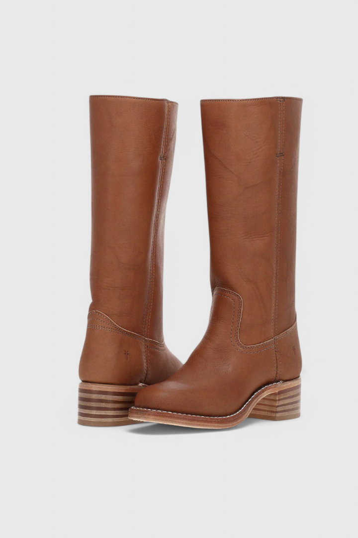 Grace - Bottes en Cuir Isolées au Style Intemporel