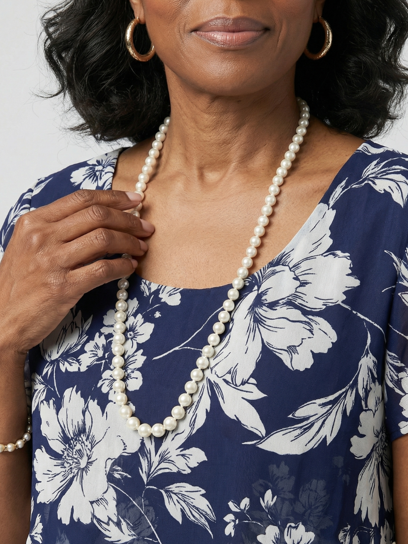 Thea | Robe fleurie délicate longueur genou