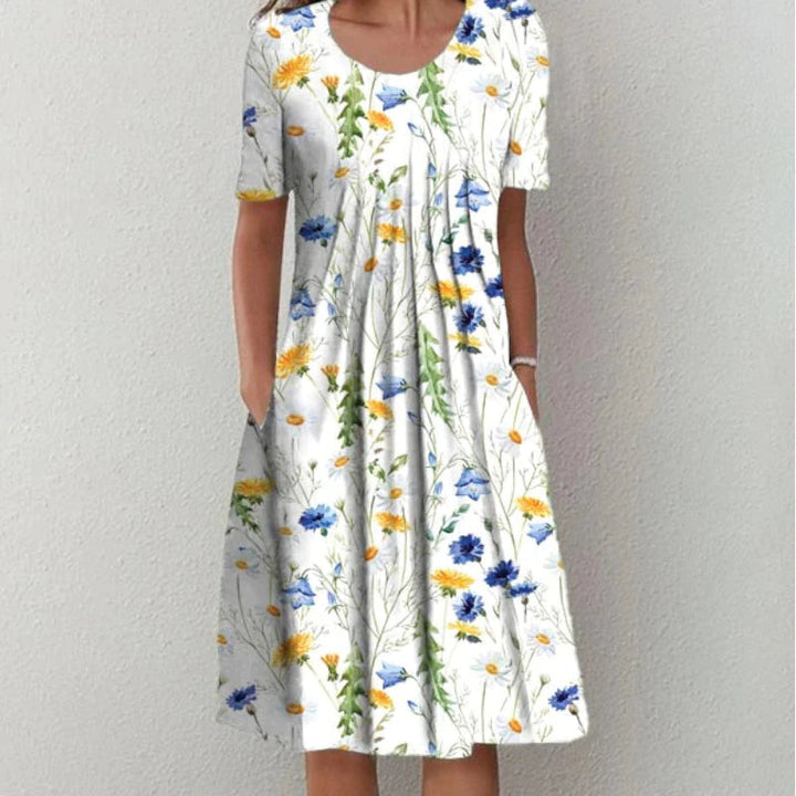Gigi | Robe en coton avec effet gainant au niveau du ventre