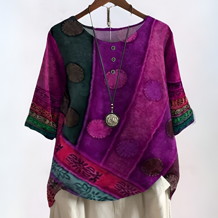 Blouse bohème douce et flatteuse