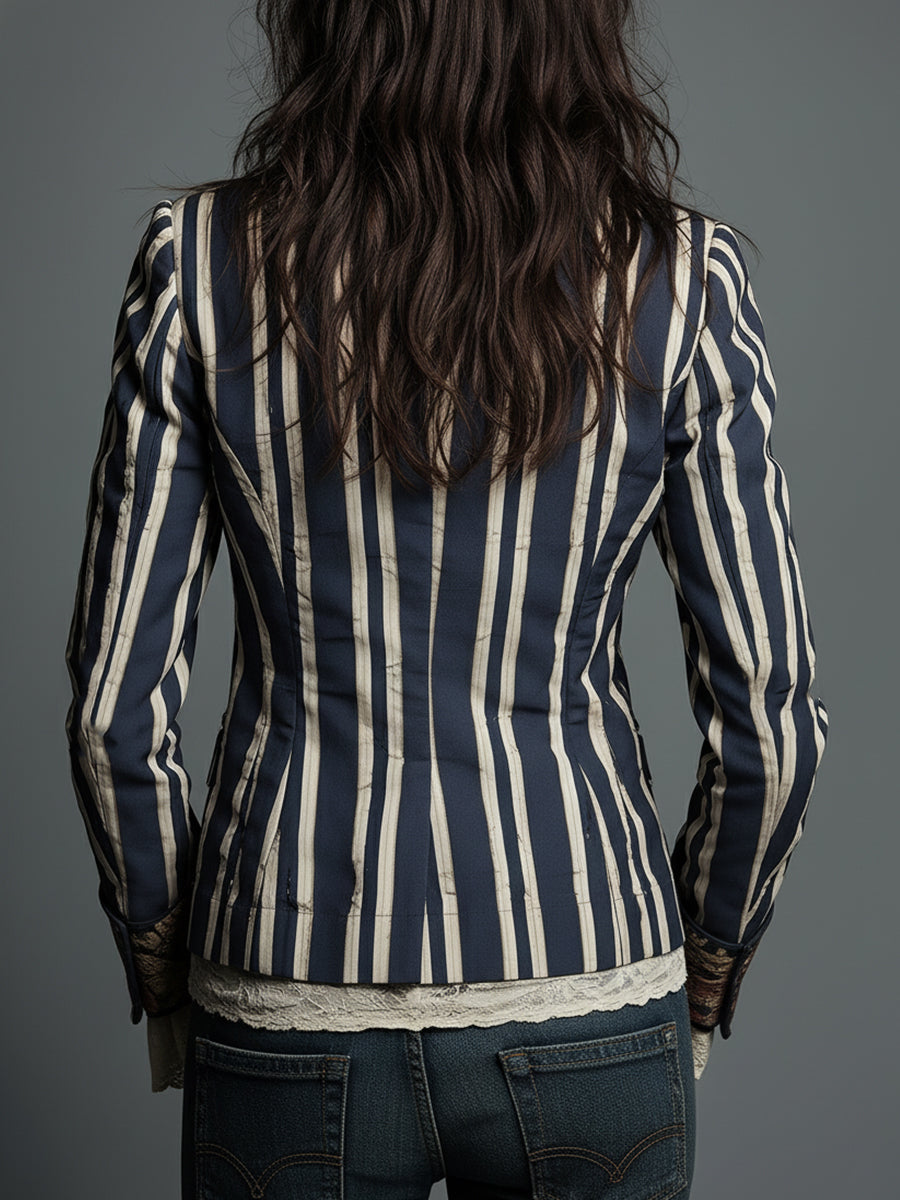 Eden | Blazer Bohème Rayé