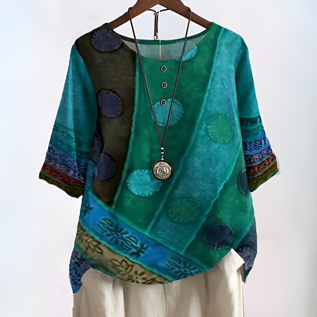 Blouse bohème douce et flatteuse
