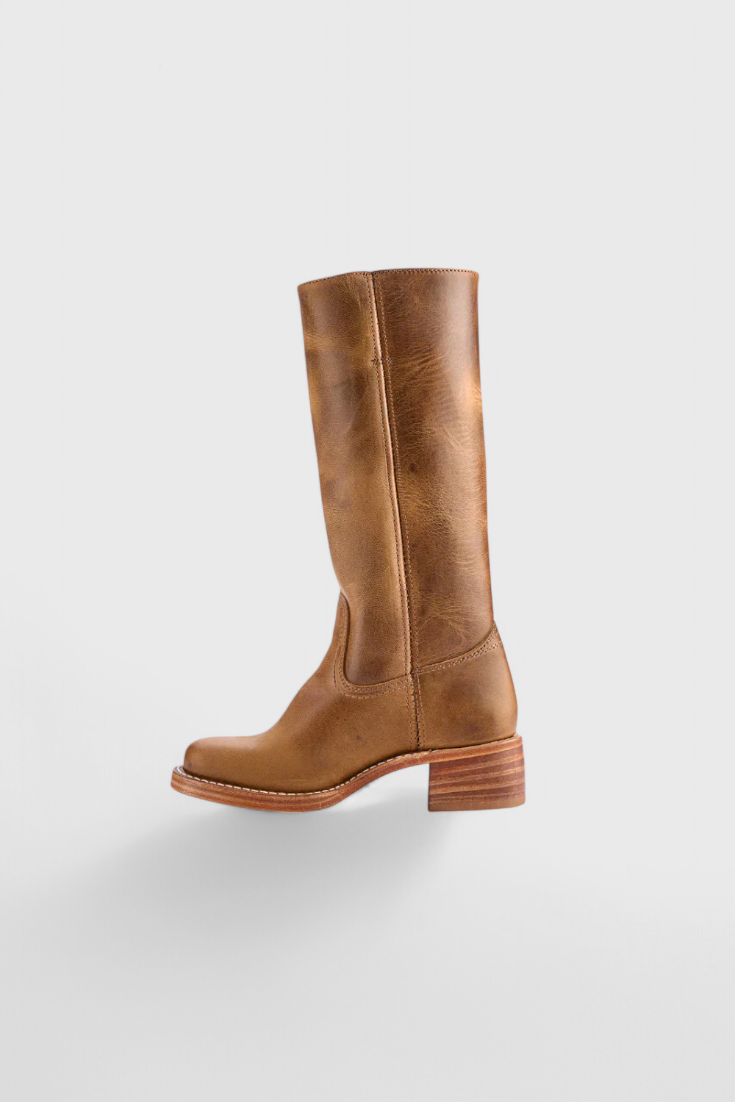 Grace - Bottes en Cuir Isolées au Style Intemporel