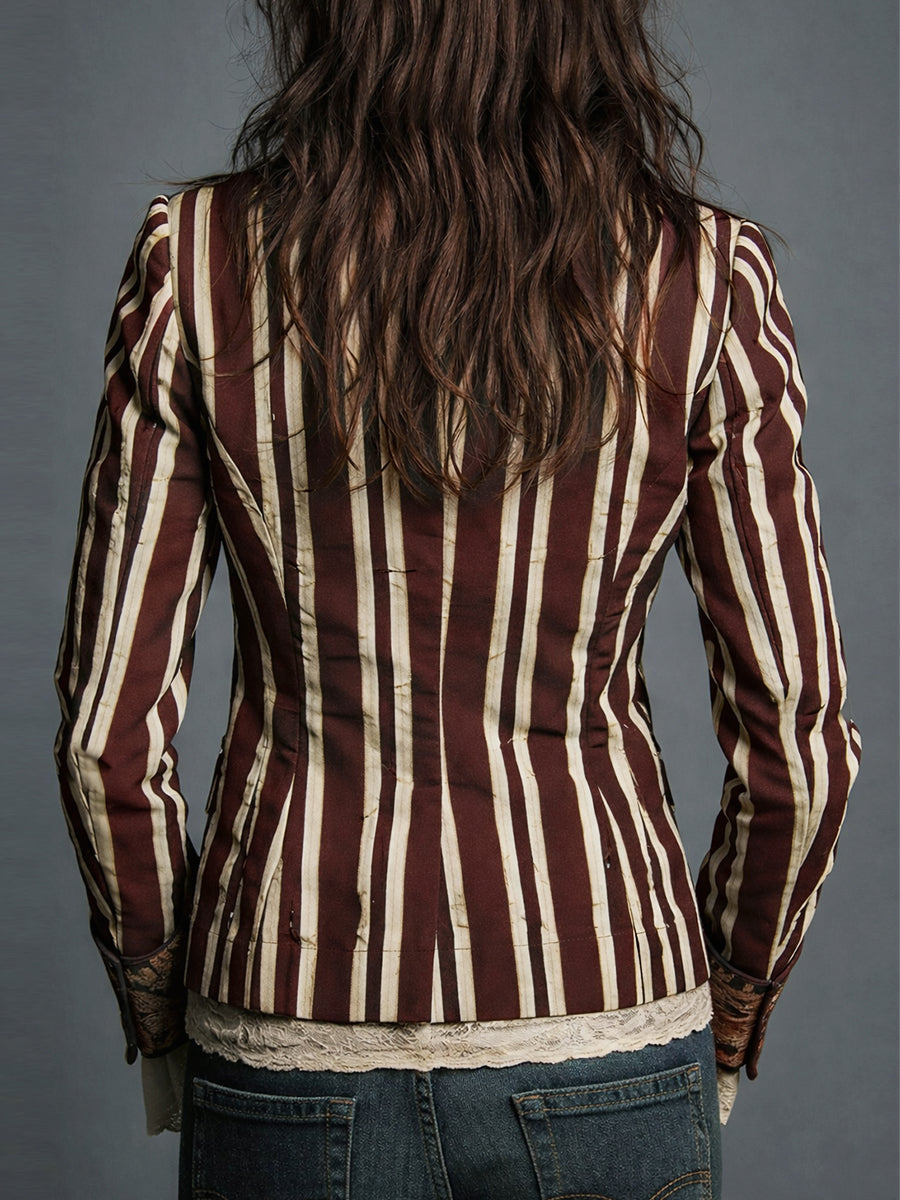 Eden | Blazer Bohème Rayé
