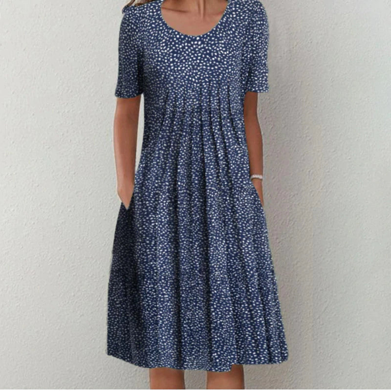 Gigi | Robe en coton avec effet gainant au niveau du ventre