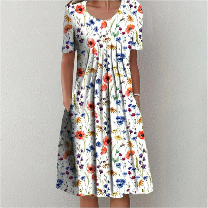 Gigi | Robe en coton avec effet gainant au niveau du ventre
