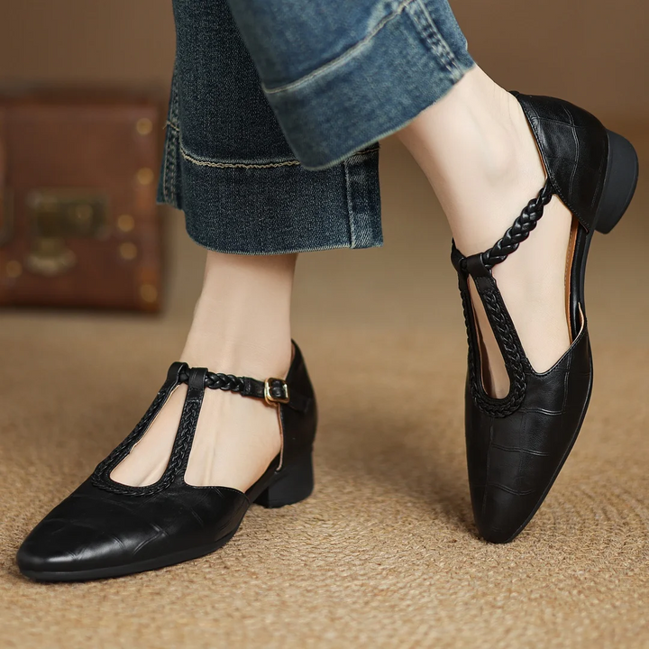 Vivienne | Mary Janes en Cuir