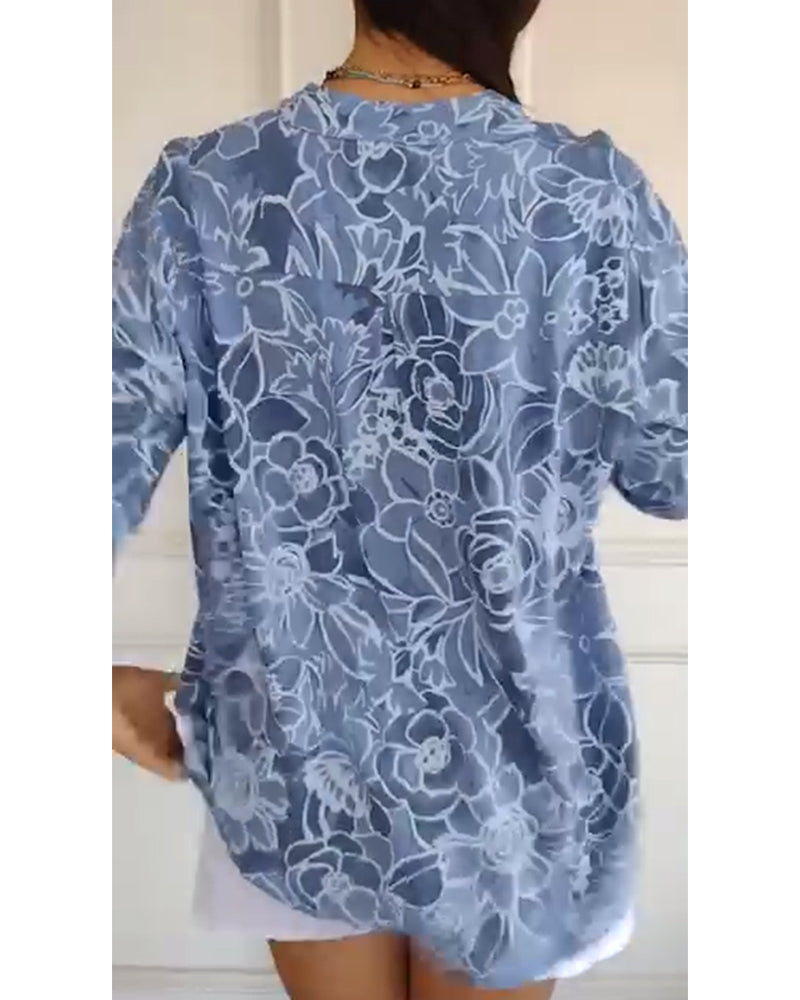 Chantal | Blouse à imprimé floral