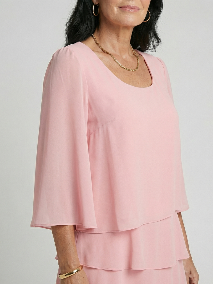 Della | Robe longueur genou à manches évasées