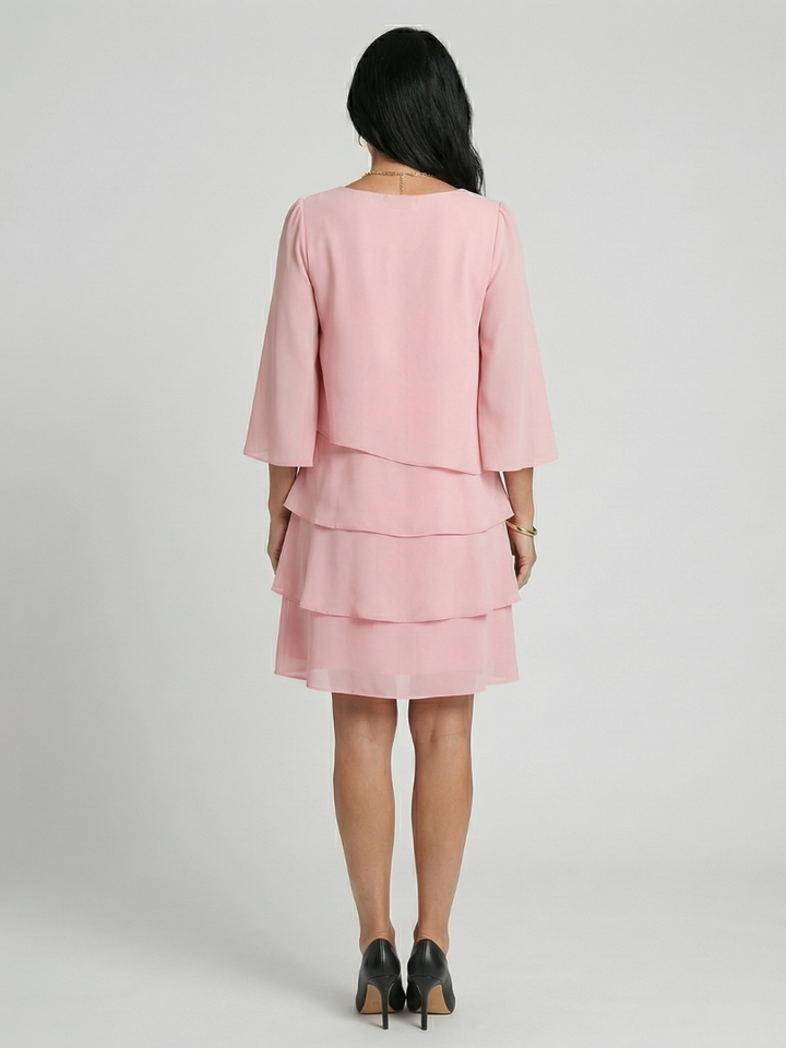 Della | Robe longueur genou à manches évasées