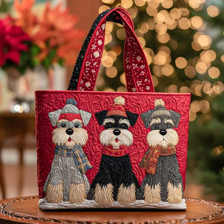 Sac artisanal - Trio de schnauzers