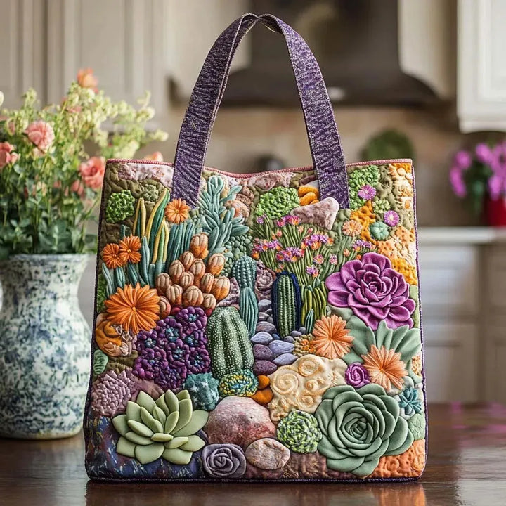 Sac artisanal - Jardin de succulentes