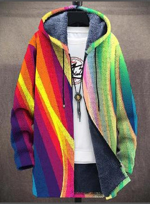 Imogen | Gilet à Capuche Artistique