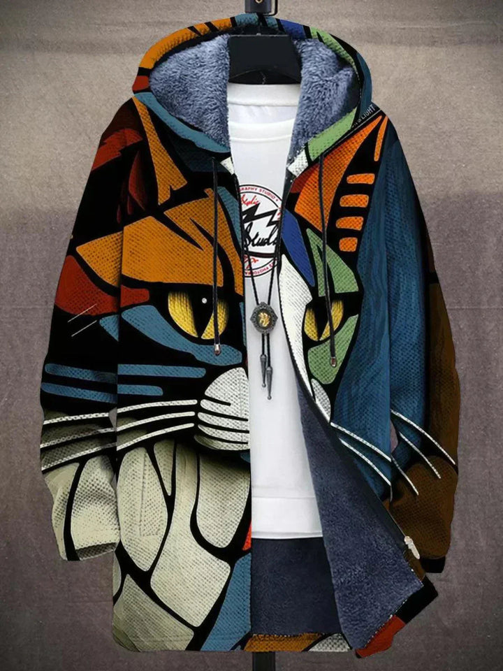 Imogen | Gilet à Capuche Artistique