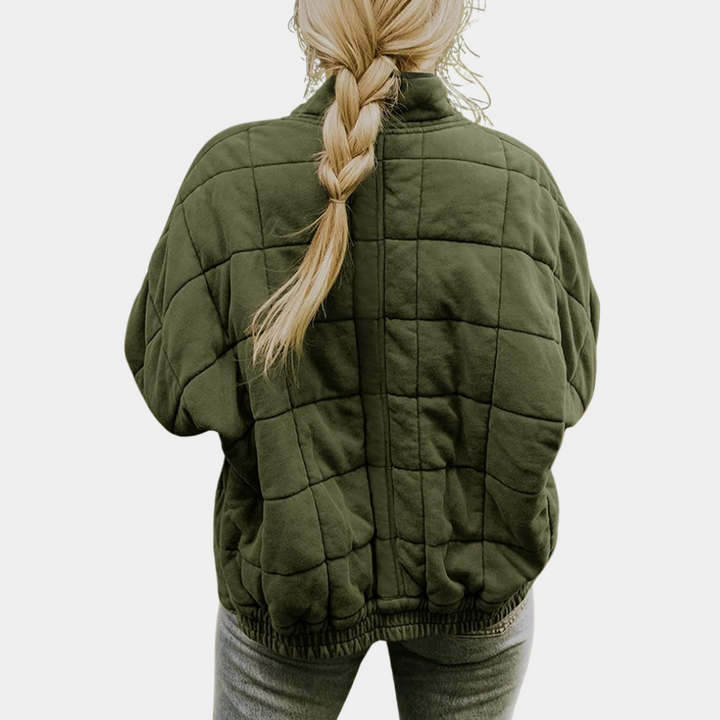 Celeste | Veste Matelassée Douce avec Fermeture Éclair