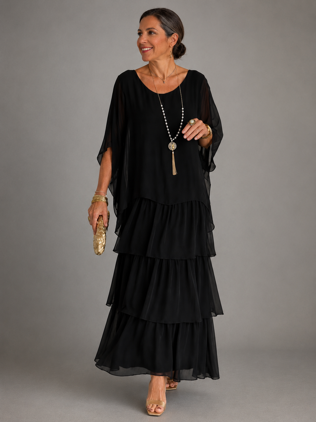 Lara | Robe Maxi Fluide Élégante