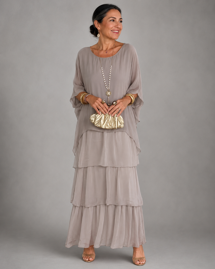 Lara | Robe Maxi Fluide Élégante