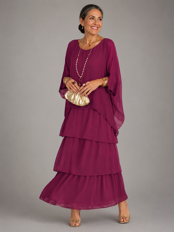Lara | Robe Maxi Fluide Élégante