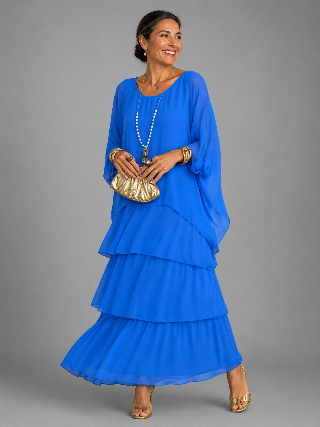 Lara | Robe Maxi Fluide Élégante