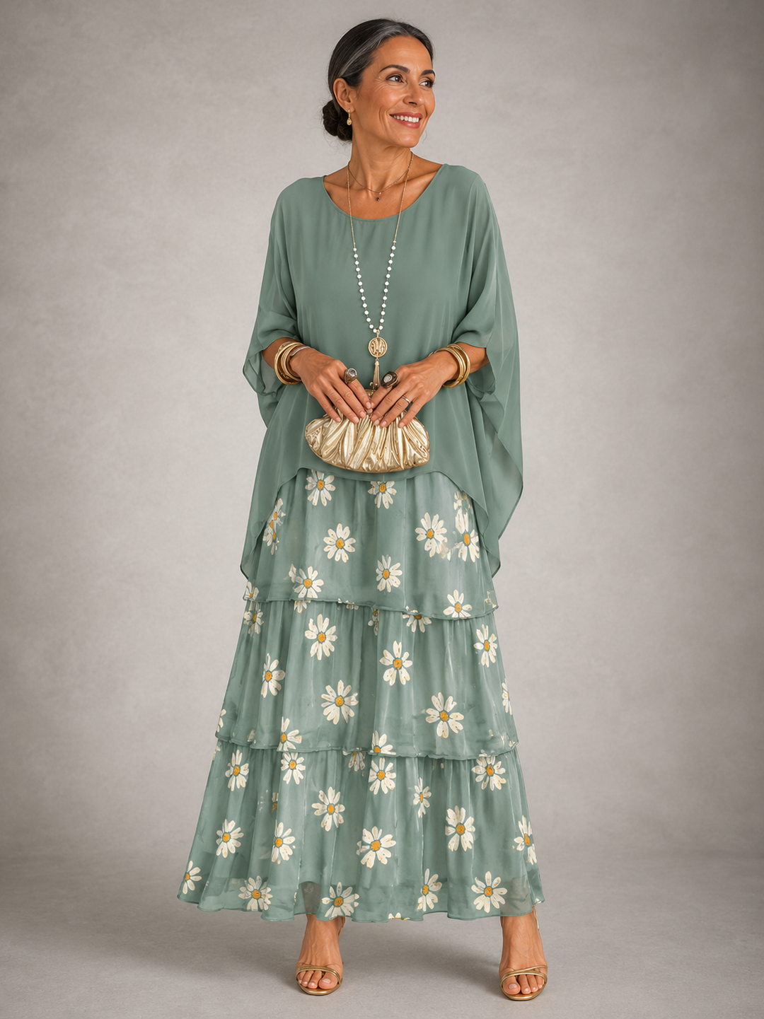 Lara | Robe Maxi Fluide Élégante