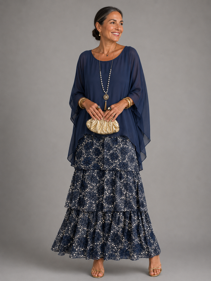 Lara | Robe Maxi Fluide Élégante