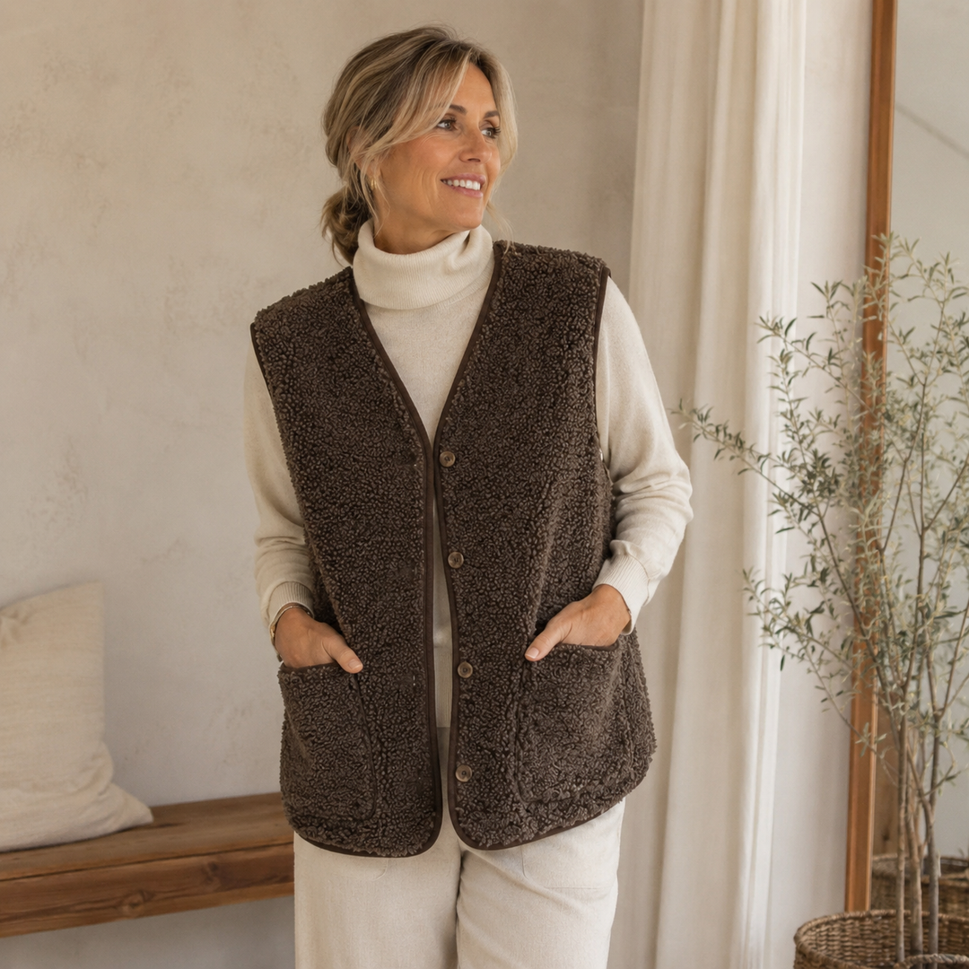 Mabel™ | Gilet en Peluche Teddy