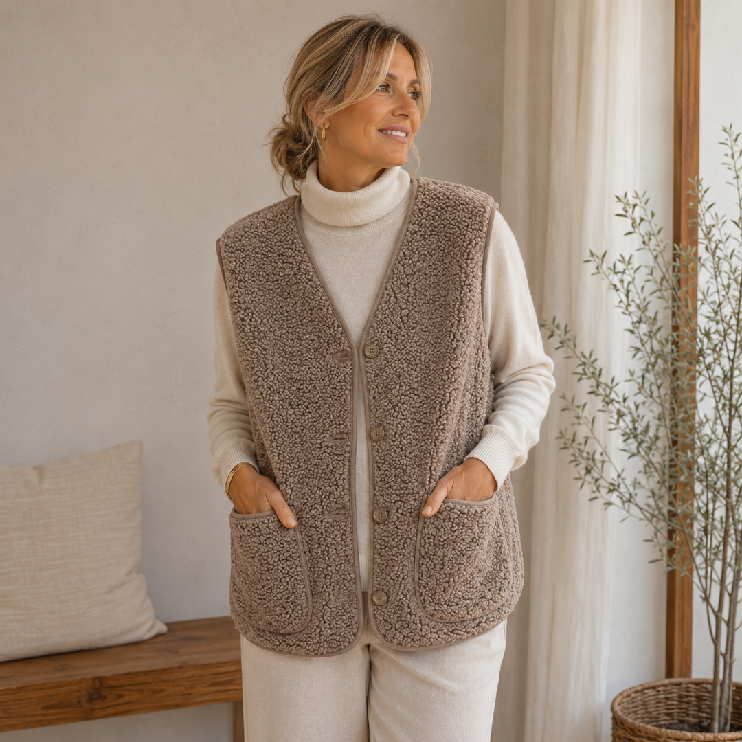 Mabel™ | Gilet en Peluche Teddy