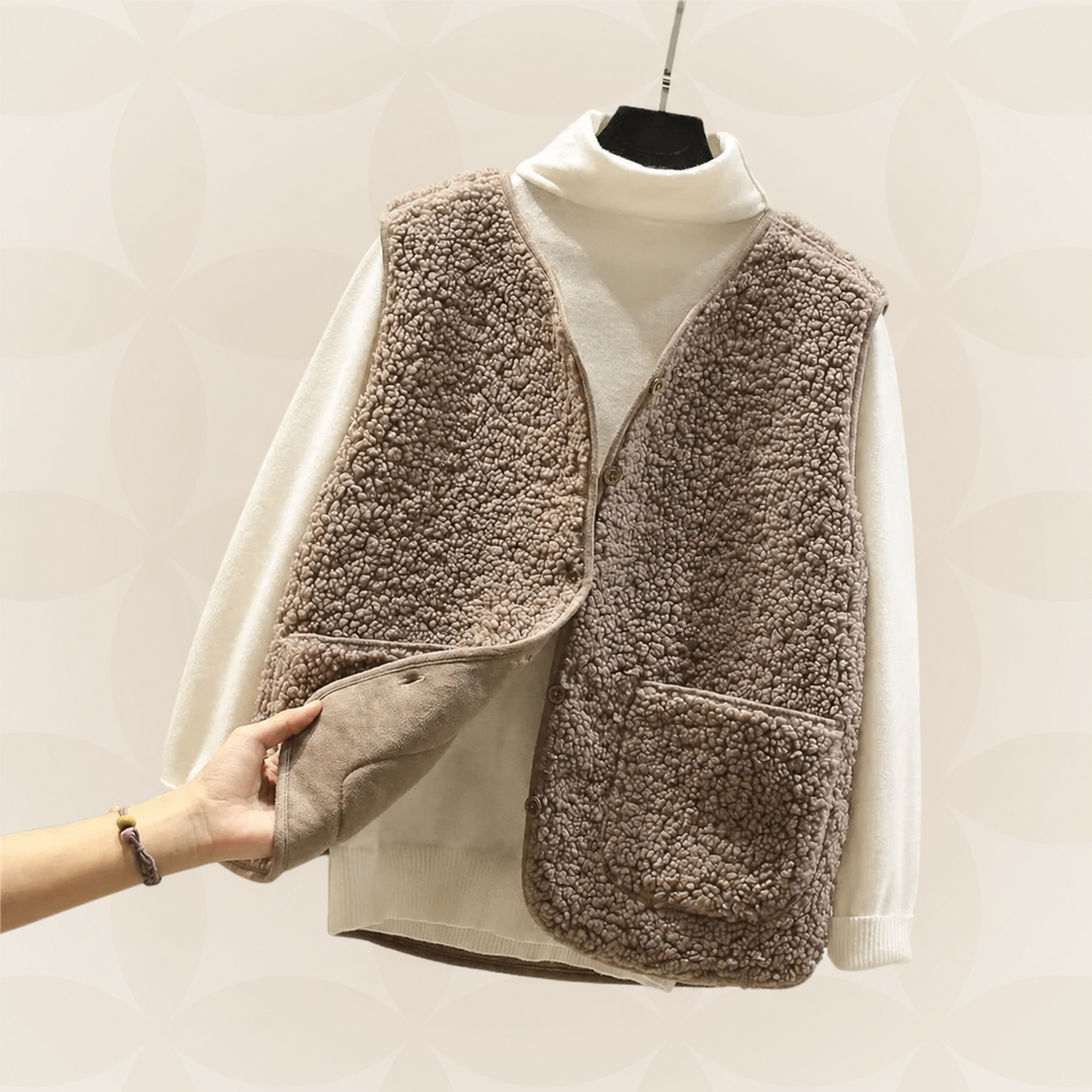 Mabel™ | Gilet en Peluche Teddy