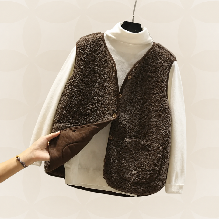 Mabel™ | Gilet en Peluche Teddy