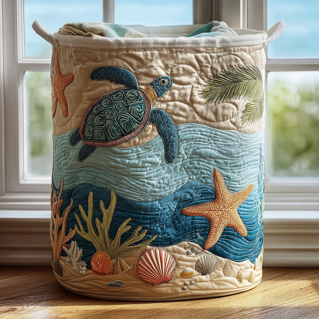 CORAL | Panier à Linge Harmonie Côtière