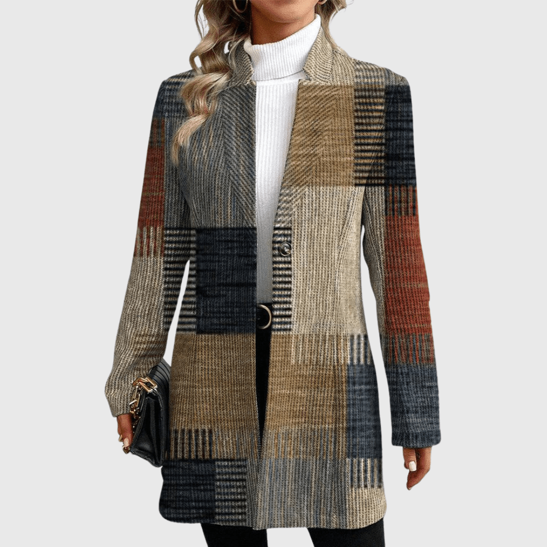 Jill | Blazer Élégant à Motifs