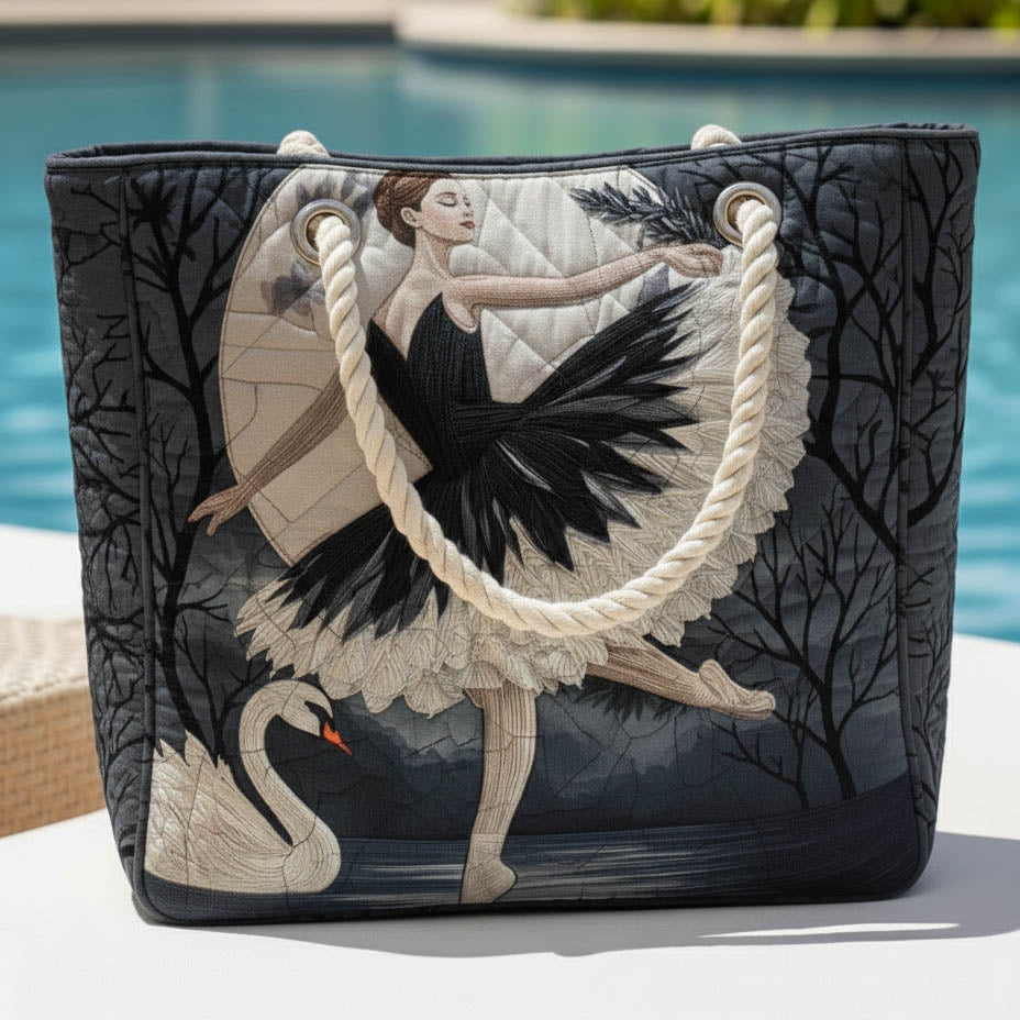 Sac de Plage Matelassé Ballerine Élégant