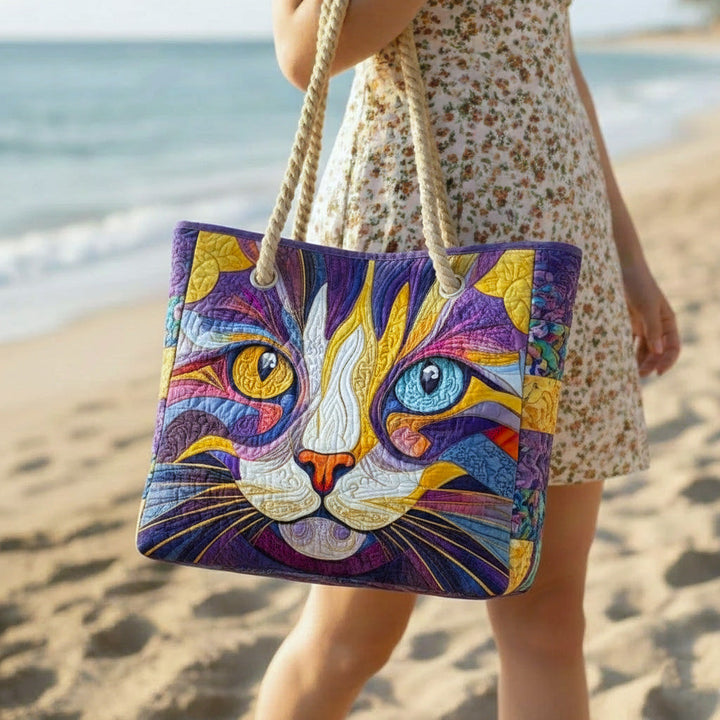 Sac de Plage Matelassé Catitude