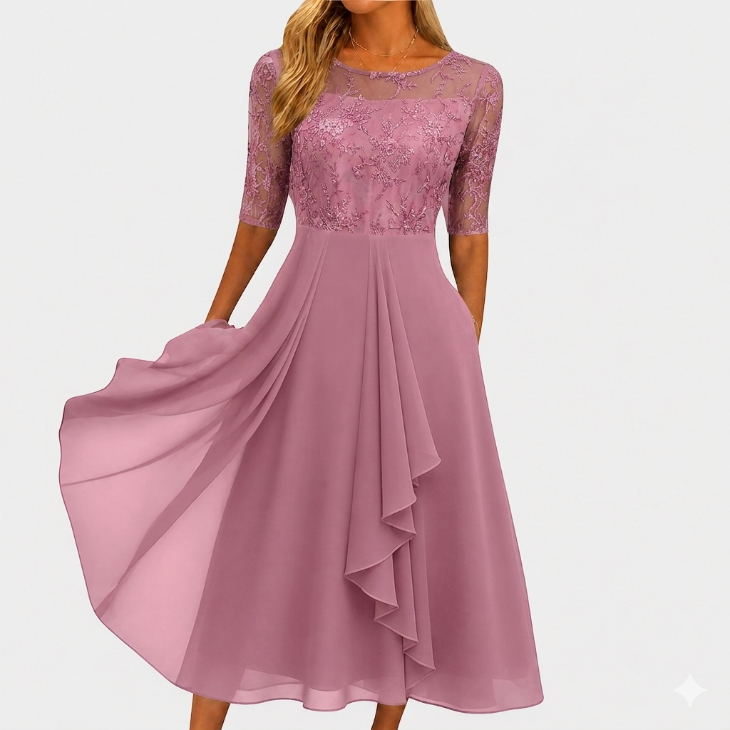 Rhonda | Robe élégante en dentelle