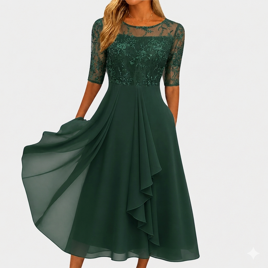 Rhonda | Robe élégante en dentelle