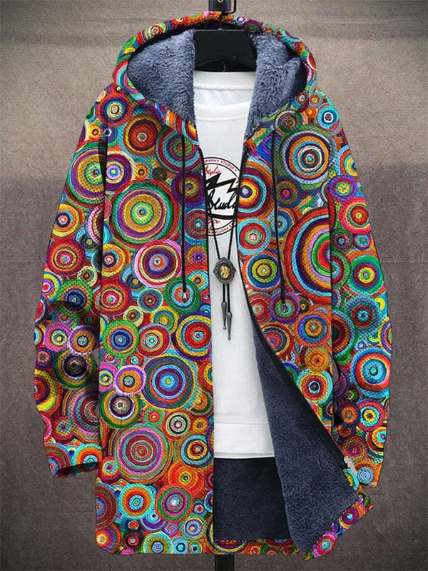 Rowena | Cardigan à Capuche Artistique