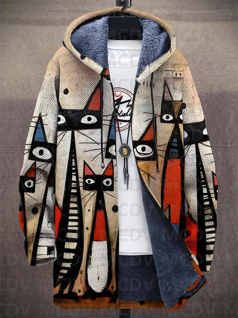 Preston | Veste à Capuche à Imprimé Artistique