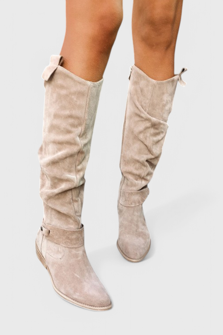 Céline - Bottes Hautes Rétro à Silhouette Vintage Élégante
