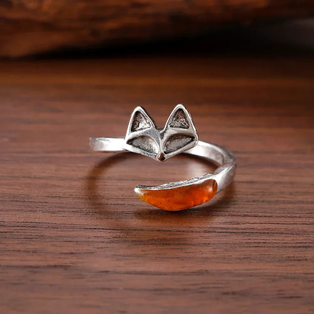 Bague Ajustable Esprit Renard Vintage