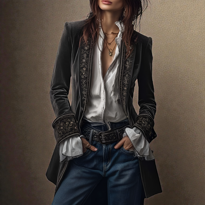 Elise | Veste en Velours