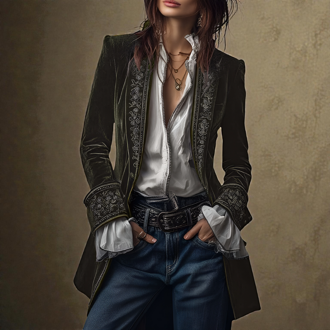 Elise | Veste en Velours