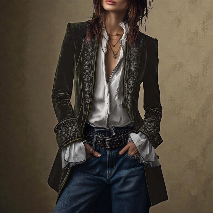 Elise | Veste en Velours