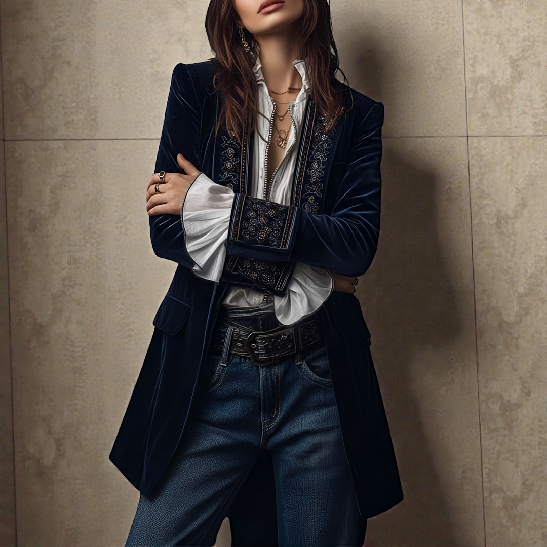 Elise | Veste en Velours
