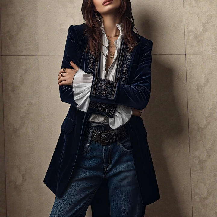 Elise | Veste en Velours