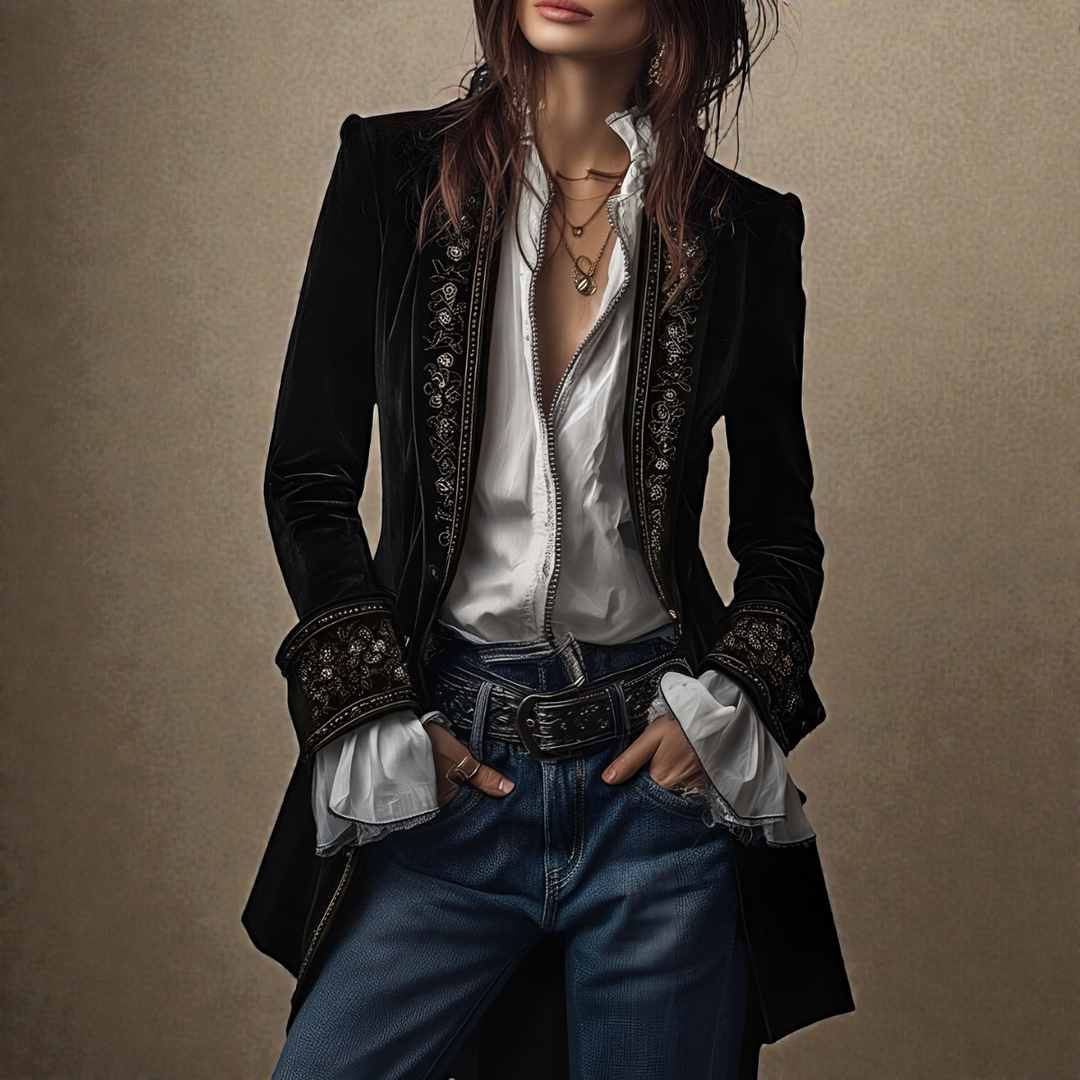 Elise | Veste en Velours