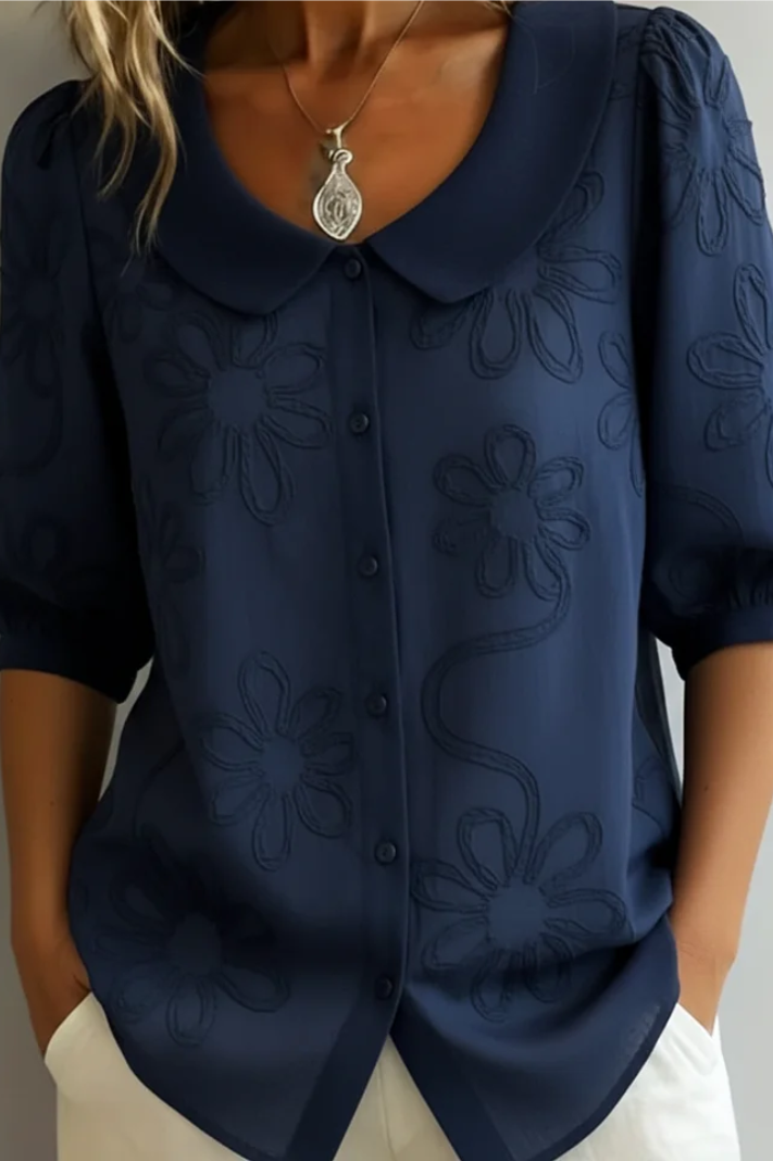 Maria | Blouse Fleurie Élégante
