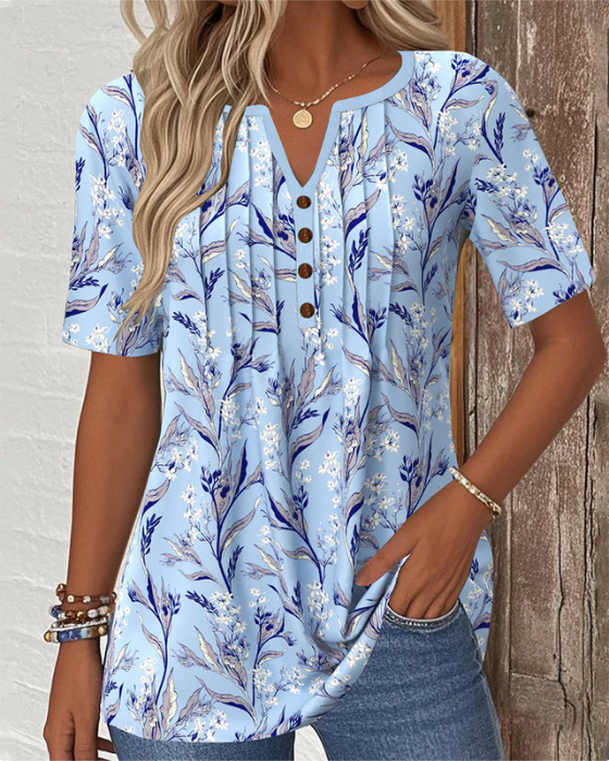 Mirelle – Blouse à imprimé floral