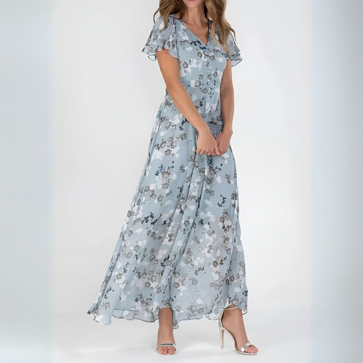 Audrey | Robe luxueuse camouflant le ventre
