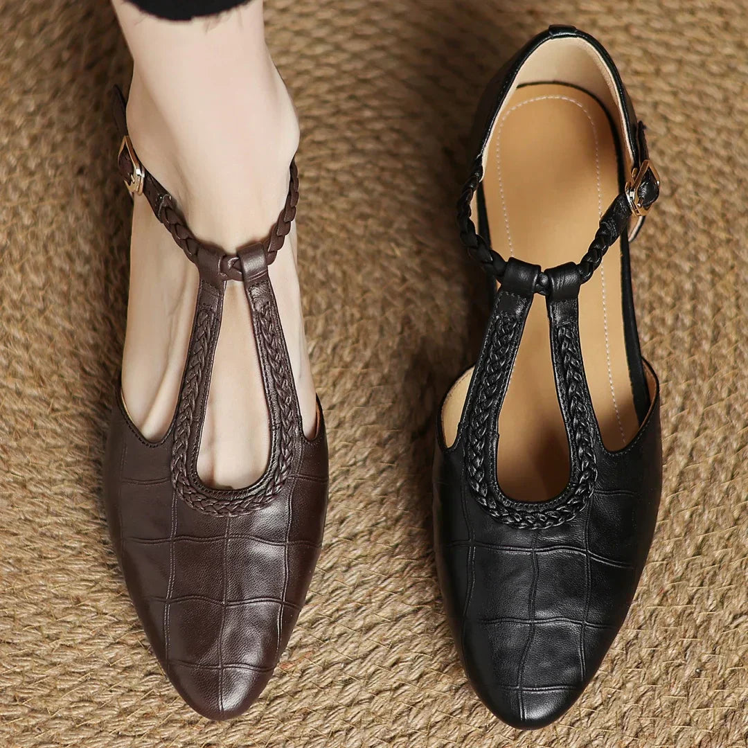 Vivienne | Mary Janes en Cuir